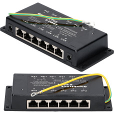 Extralink 6 Portowy | Gigabit PoE Injector | 6x 1000Mb/s RJ45