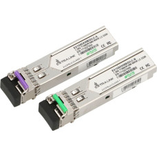 Extralink SFP 1.25G | Moduł SFP WDM | 1,25Gbps, 1490/1550nm, single mode, 80km, LC, DOM, para