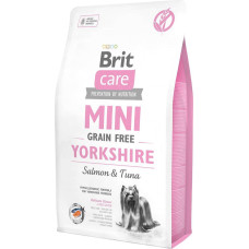 Brit Care Mini Yorkshire Grain Free Salmon with tuna - dry dog food - 7 kg