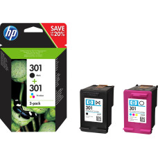 Hewlett-Packard HP 301 2-pack Black/Tri-color Original Ink Cartridges