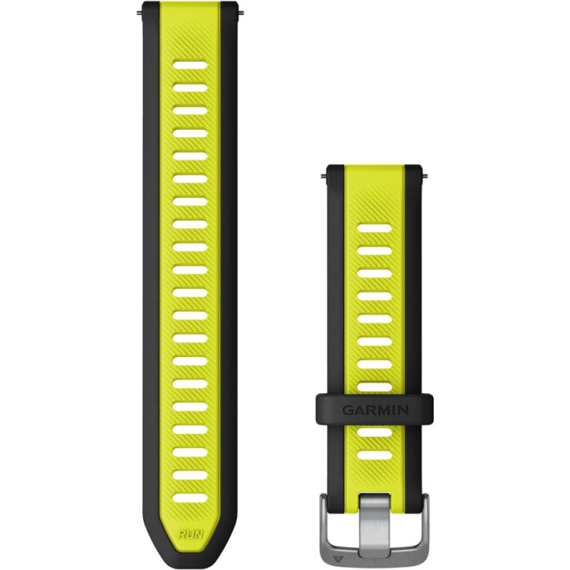 Garmin watch strap Quick Release 20mm, black/yellow