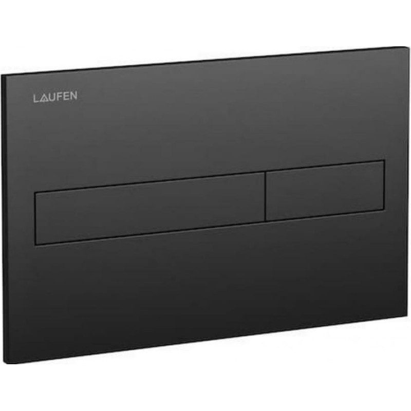 Laufen WC klavišas LIS Dual Flush, juodas matinis 8956617160001