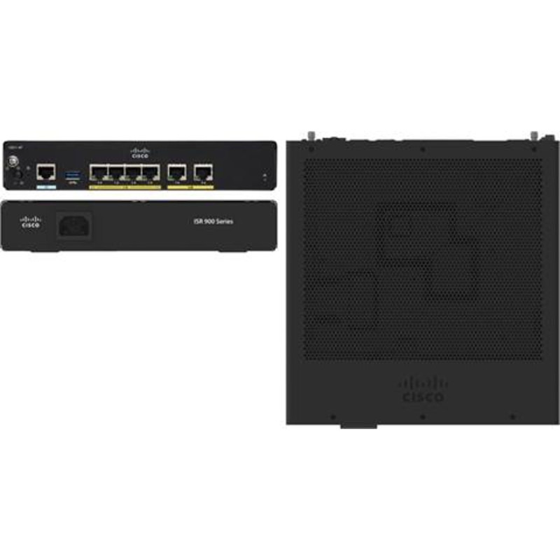 Triton Router Triton Cisco C921-4PLTEGB ruter Gigabit Ethernet Czarny