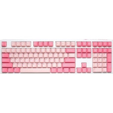 Ducky Klawiatura Ducky Ducky One 3 Gossamer Pink Gaming Tastatur - MX-Black Clear Top (US)