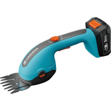 Gardena GARDENA cordless grass shears PowerCut 20/18V P4A, with shrub blade (turquoise/grey, Li-Ion battery 2.0Ah, POWER FOR ALL ALLIANCE)