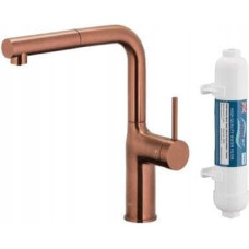 KFA bateria kuchenna z funkcją filtracji wody i wyciąganą wylewką Duero Pure Move Pull-Out + filtr Hydro+, brushed rose gold 6623-422-34