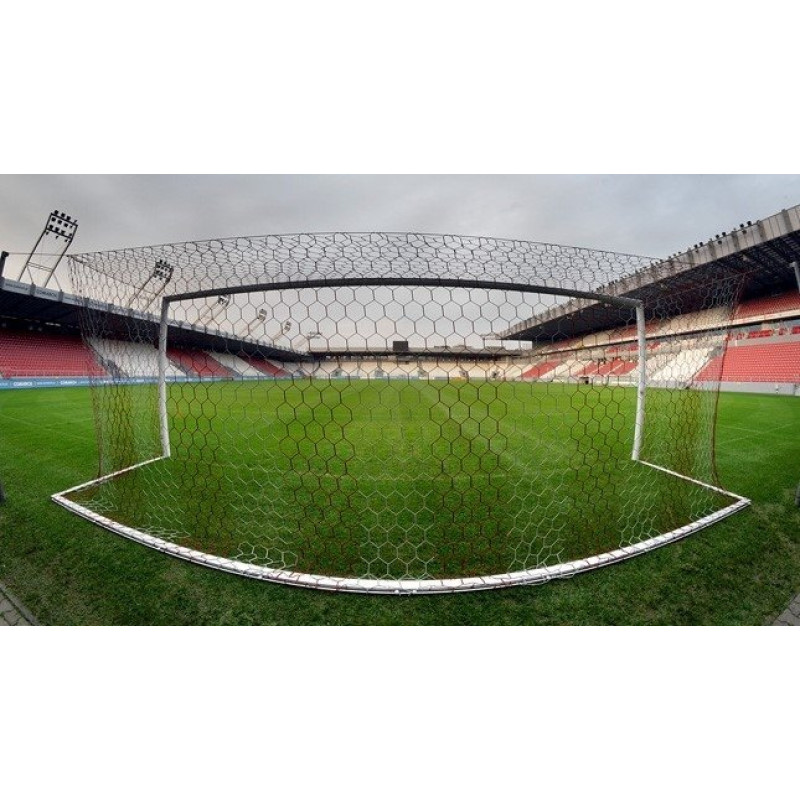 Yakimasport Siatka na bramkę 7,32 x 2,44 m - plaster miodu