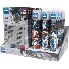 Plus Plus PLUS- PLUS TUBY DISPLAY TUBY KOSMOS- 16 TUB I 10 PODSTAWEK