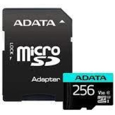 Adata MEMORY MICRO SDXC 256GB W/AD./AUSDX256GUI3V30SA2-RA1 ADATA