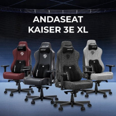Anda Seat Fotel gamingowy materiałowy Anda Seat Kaiser 3E XL Dark Grey Fabric