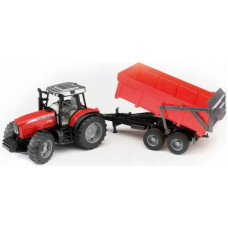 Bruder Massey Ferguson Tractor with trailer