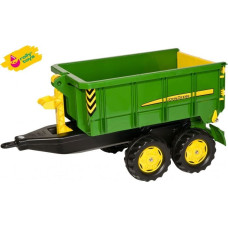 Rolly Toys Rolly Toys duża Dwuosiowa Przyczepa John Deere Wywrotka