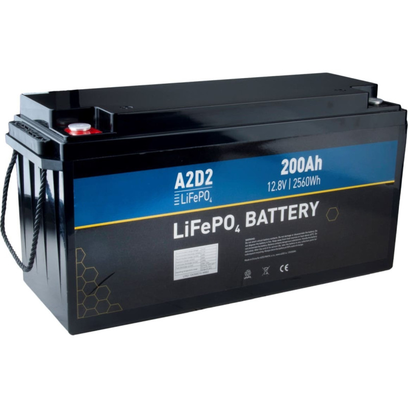 Avacom A2D2 baterie LiFePO4 12,8V 200Ah M8