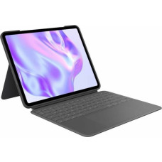Logitech Logitech Combo Touch - Tastatur und Foliohulle - mit Trackpad - hinterleuchtet - Apple Smart connector - AZERTY - Franzosisch - Graphite - fur Apple 13-inch iPad Pro (M4)