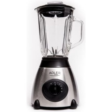 Adler | Blender | AD 4070 | Tabletop | 600 W | Jar material Glass | Jar capacity 1.5 L | Black/Stainless steel