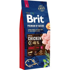 Brit Premium by Nature Junior L Chicken - dry dog food - 15 kg