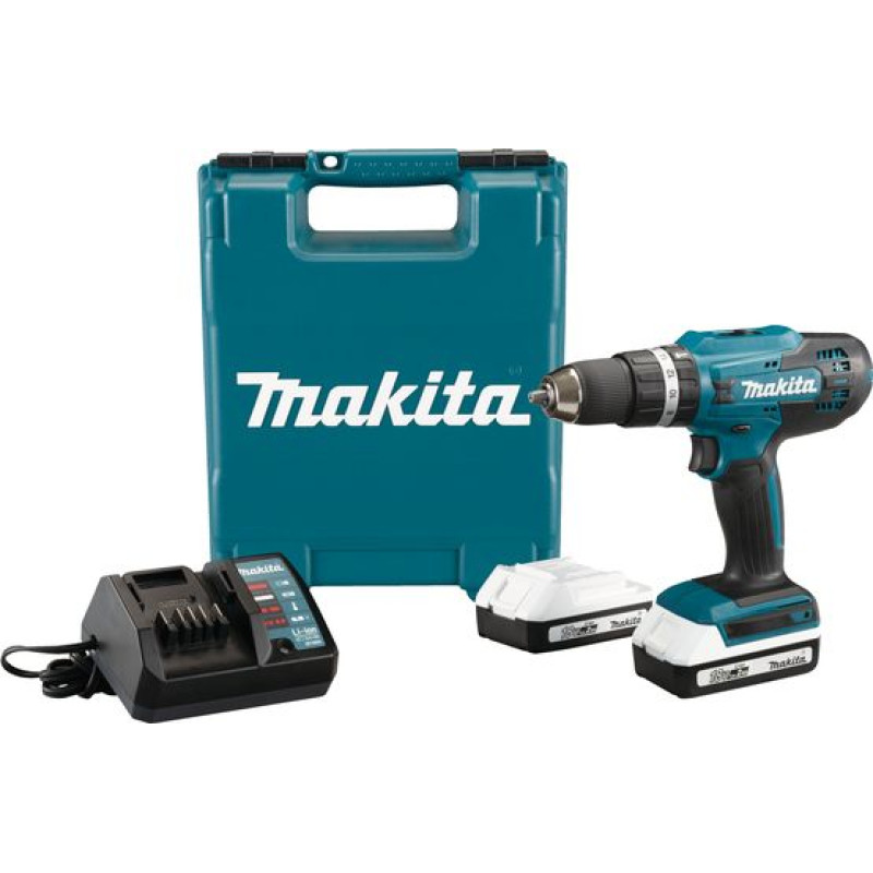 Makita Wiertarko-wkrętarka Makita HP488DWAE 18 V 2 x akumulator 2 Ah