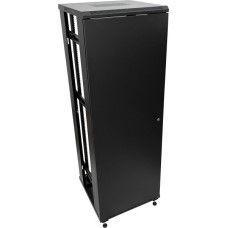 Q-Lantec Szafa Q-Lantec Szafa serwerowa 27U 800x1000, drzwi przednie szklane, do samodzielnego montażu, kolor czarny