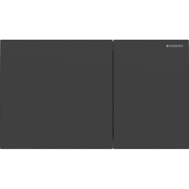 Geberit Przycisk spłukujący Geberit Przycisk uruchamiający Geberit Sigma70, przedni, czarna stal nierdzewna