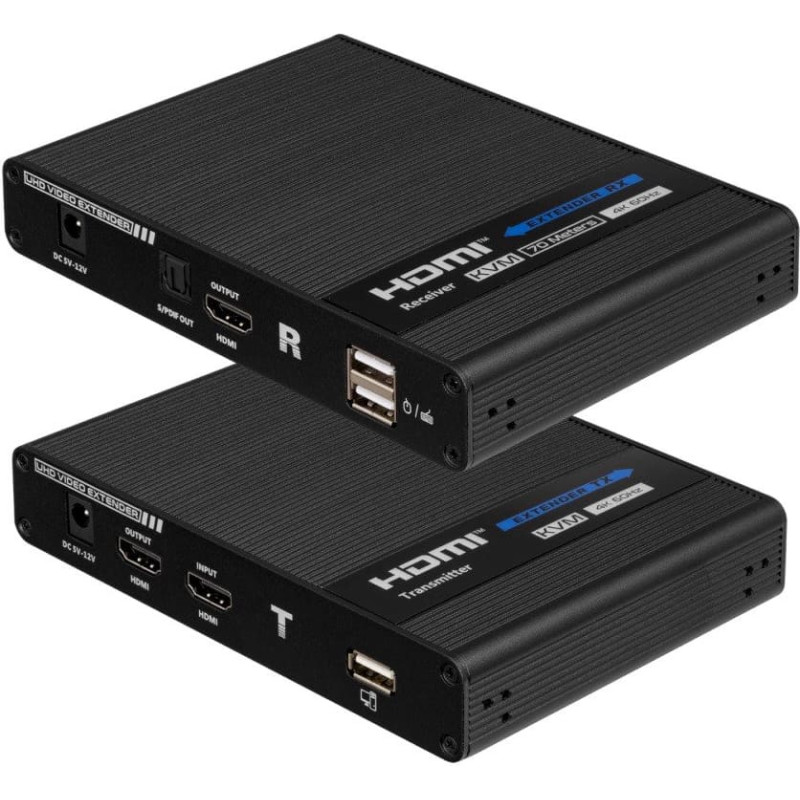 BCS Zestaw konwerterów BCS-UTP-KVM-4K