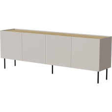 Cama Meble Cama FELLINI chest of drawers 200x40x70 cashmere + oiled oak top
