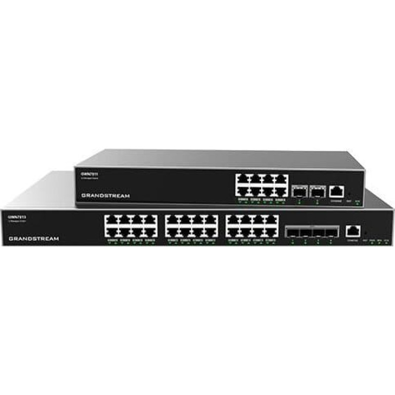 Grandstream Grandstream Networks GWN7813 łącza sieciowe Zarządzany L3 Gigabit Ethernet (10/100/1000) Szary