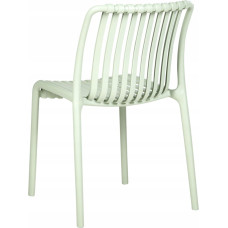 Beliani Zestaw 4 krzeseł ogrodowych ARICCIA Jasnozielony