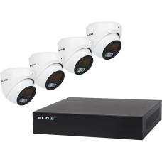 Blow Zestaw monitoringu PoE BLOW 4x5MP 1TB BL-KI5T4/PoE/1TB 4x kamery kopułowe 5MP dysk HDD1TB