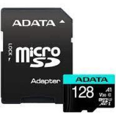 Adata MEMORY MICRO SDXC 128GB W/AD./AUSDX128GUI3V30SA2-RA1 ADATA