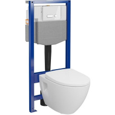 Cersanit WC SET S701-781 WITH FRAM +GL WH BUTTON