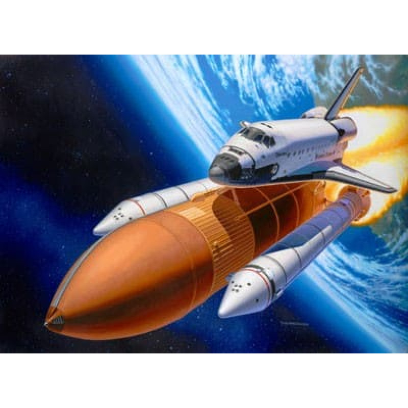 Revell Plastic model Space Shuttle Discovery & Booster Rockets