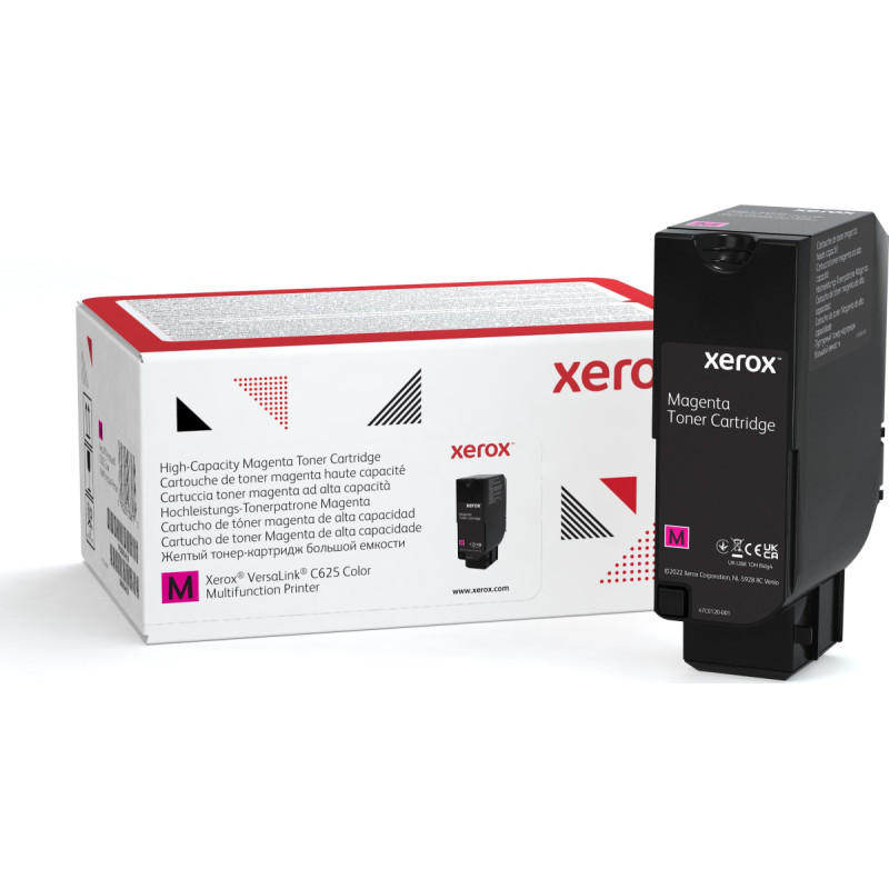 Xerox Toner Xerox Xerox - Mit hoher Kapazitat - Magenta - original - Box - Tonerpatrone - fur VersaLink C625, C625V_DN