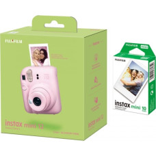 Fujifilm Momentinis fotoaparatas Fujifilm instax mini 12 BLOSSOM PINK+instax mini instant film (10pl)