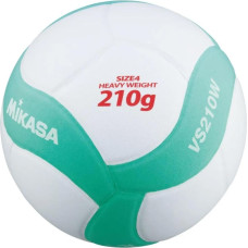 Mikasa Volejbola bumba MIKASA VS210W KIDS MINI R.4 210g balts/zaļš