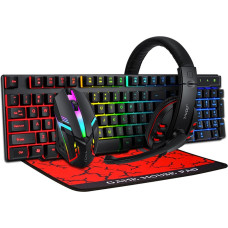 Xiaomi Extralink Gaming Set TF800 4in1 | Zestaw klawiatura + mysz + słuchawki + podkładka | podświetlenie LED