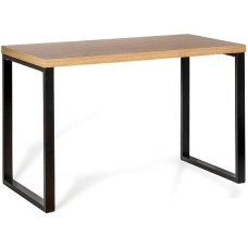 Unique TEO desk 120 x 60 cm black/oak