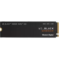 Western Digital SSD|WESTERN DIGITAL|Black SN850X|4TB|M.2|PCIE|NVMe|Write speed 6600 MBytes/sec|Read speed 7300 MBytes/sec|2.38mm|TBW 2400 TB|WDS400T2X0E