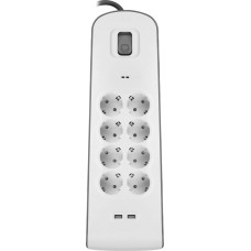 Belkin BSV804VF2M surge protector White 8 AC outlet(s) 2 m