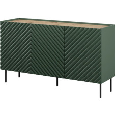 Cama Meble 3D2SZ ONDA chest of drawers 150x45xH85 green