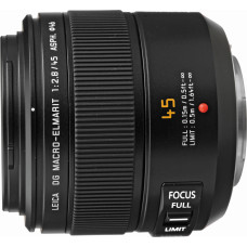 Panasonic Leica DG Macro-Elmarit 45mm f/2.8 ASPH MEGA O.I.S., melns