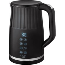 Adler AD 1350 1.7L temperature-controlled LED electric kettle Black