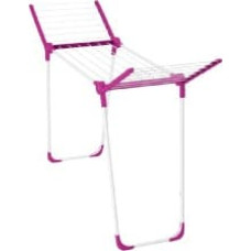 Leifheit 81635 laundry drying rack/line Clothes horse Pink, White