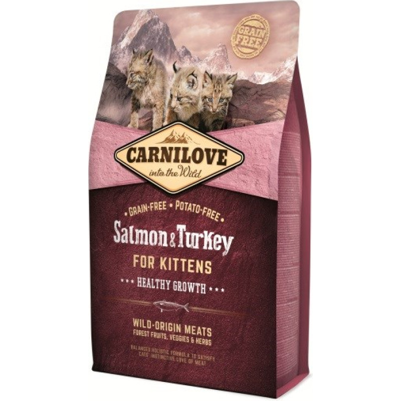 Carnilove Cat Salmon & Turkey For Kittens 6kg
