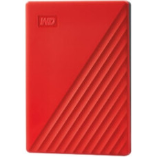 Western Digital External HDD|WESTERN DIGITAL|My Passport|4TB|USB 2.0|USB 3.0|USB 3.2|Colour Red|WDBPKJ0040BRD-WESN