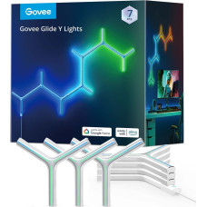 Govee H6065 Y Shape Light Panel 7-pack | Oświetlenie LED | RGBIC, 2.4GHz Wi-Fi, Bluetooth