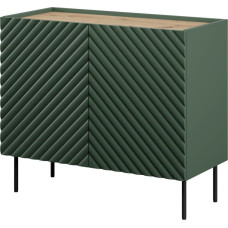 Cama Meble 2D chest of drawers ONDA 98x45xH85 green