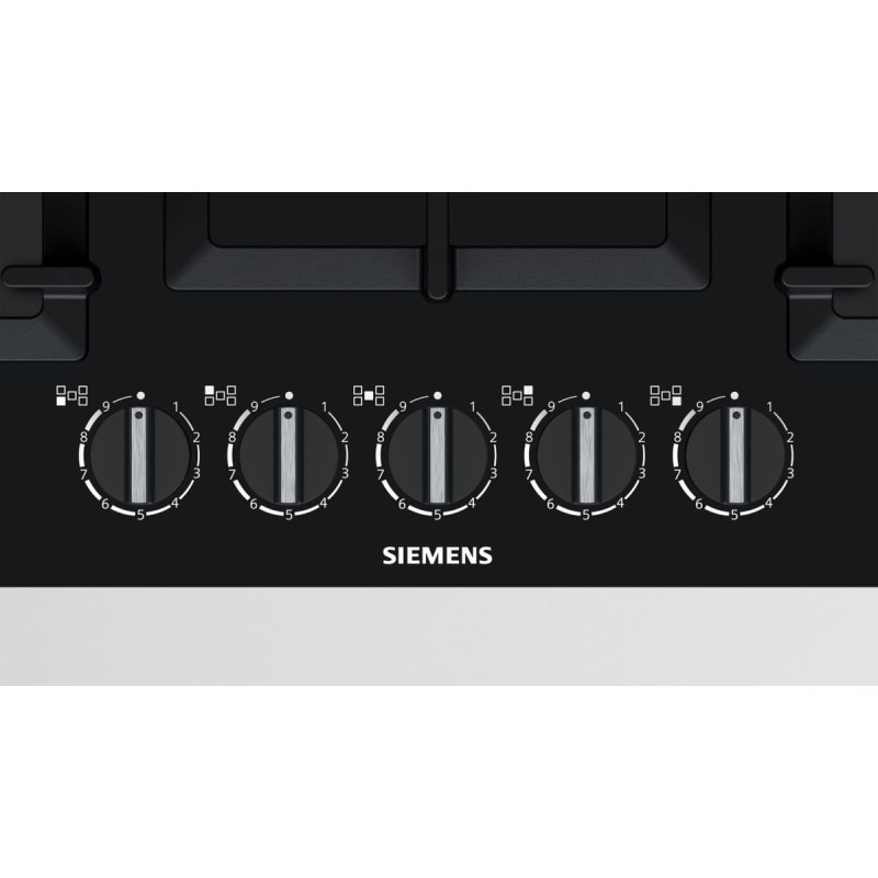 Siemens EP7A6QB90 hob Black Built-in Gas 5 zone(s)