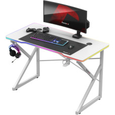 Huzaro Hero 1.7 RGB White - gaming table