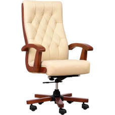 Bemondi CONSUL cream leather armchair