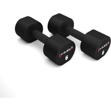 HMS Hanteles HPT06 2 x 6 KG POLYURETHANE DUMBBELLS TPU HMS